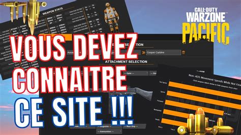 NOUVELLES STATS Pour Les Armes De Warzone Pacific Vous Devez