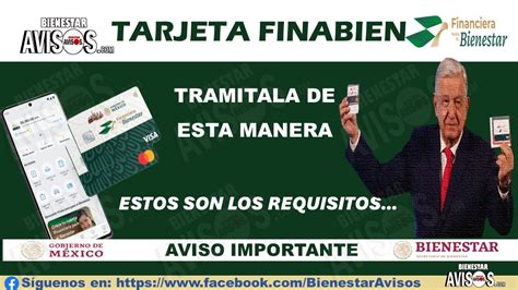 FINANCIERA PARA EL BIENESTAR YA CONOCES LA NUEVA TARJETA DEL