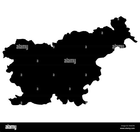 Mapa De Eslovenia Fotograf A De Stock Alamy