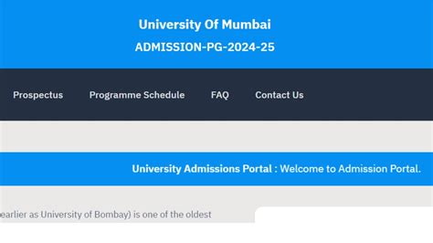 Mumbai University PG Admission 2024 Last Date Extended Apply