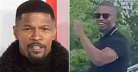 Jamie Foxx Smiles And Waves As He Is Seen For The First Time Since