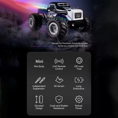 2.4GHz 1:20 Scale Electric Powered Off-Road Remote Control Truck Toy ...