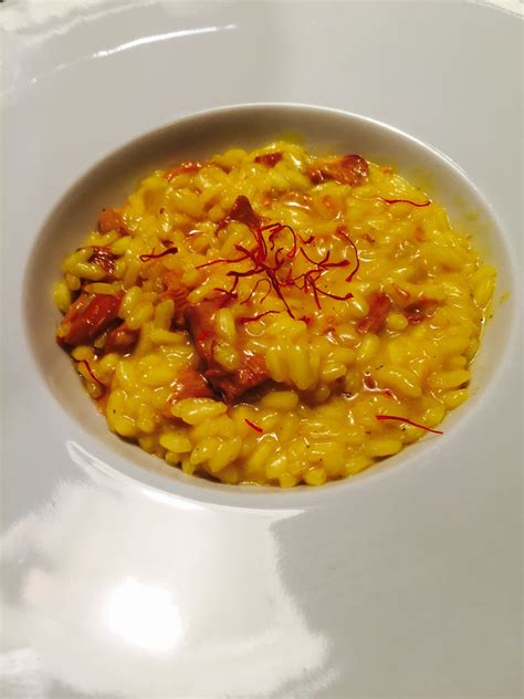 Risotto Con Finferli E Pistilli Di Zafferano Ricette Risotto Alla