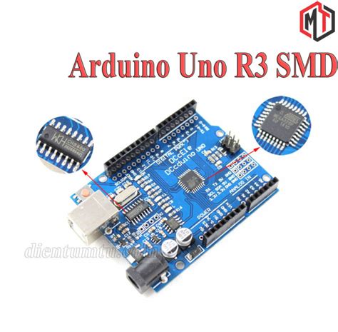 Arduino Uno R3 Atmega328p Ch340 Smd Chip Dán Tặng Kèm Cáp Lazada Vn