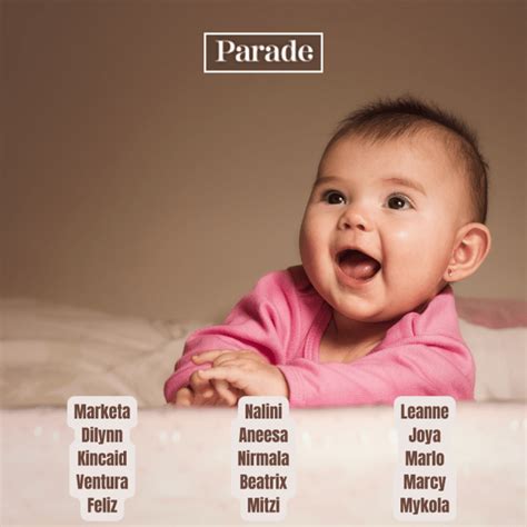 350 Unique Baby Girl Names And Their Meanings Parade Entertainment