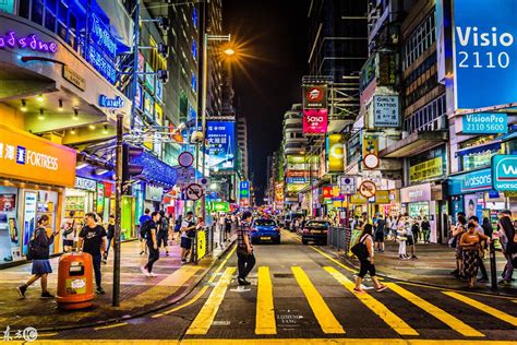 香港城市夜景：老街巷弄风景 搜狐大视野 搜狐新闻