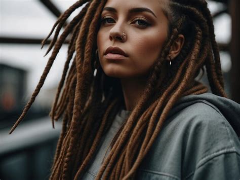 Premium Photo A Woman With Dreadlocks On Her Head