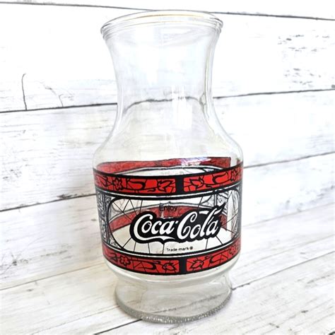 Coca Cola Kitchen Vintage Coca Cola Coke Godfathers Pizza Glass