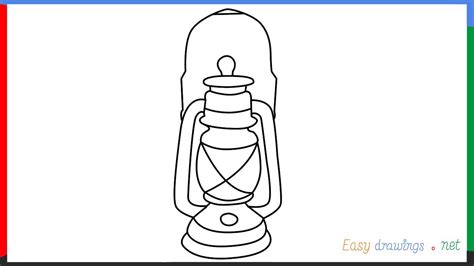 How To Draw A Lantern Step By Step For Beginners YouTube