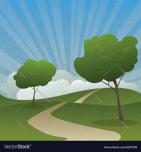 Landscape Royalty Free Vector Image - VectorStock