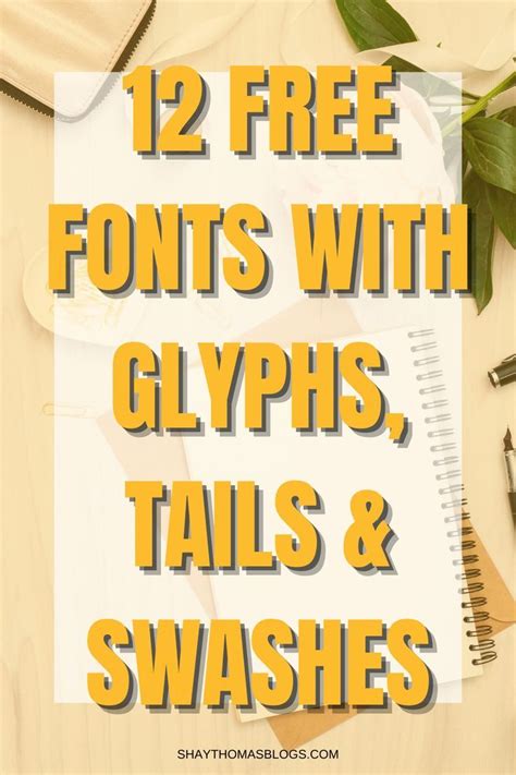 12 FREE FONTS WITH GLYPHS TAILS AND SWASHES Free Font With Tails