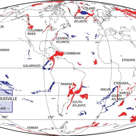 3.8 Map of Hawaii-Emperor Seamount trail. Simplified map and ...