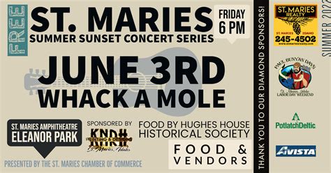 Saint Maries Summer Sunset Concert Series Whack A Mole Visit