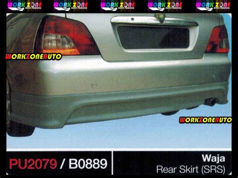 PU2079 Proton Waja PU Rear Skirt SRS Body Kit Bodykit Installation