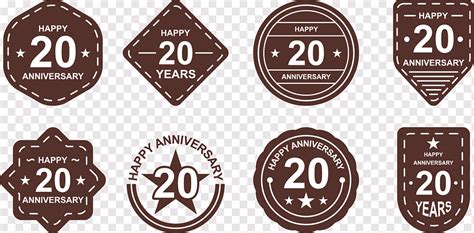 Anniversary Badges Png PNGWing