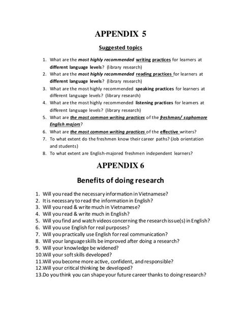 Appendix 5 Why Don’t You Join The Upcoming Research Doing Activity