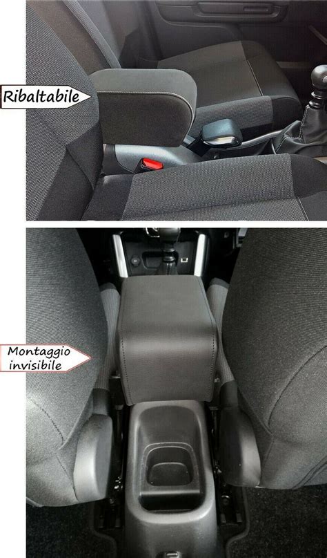 Bracciolo Citroen C Aircross Tessuto Grigio Scuro Cuciture