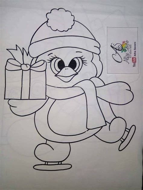 Pin De Mar Orcajada Em Dibujos En Tela Decora Es De Natal Feito