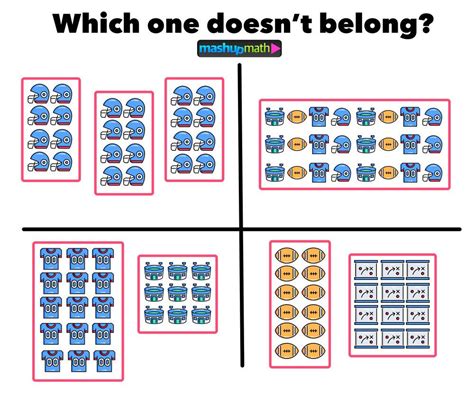 Which One Doesn T Belong Free Math Activities For Grades Mashup