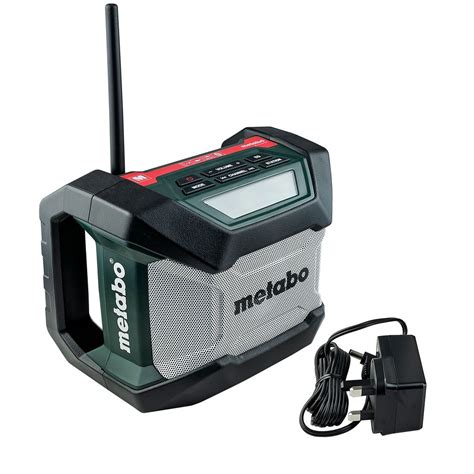 Metabo R Bt Bluetooth V V Am Fm Cordless Job Site Radio