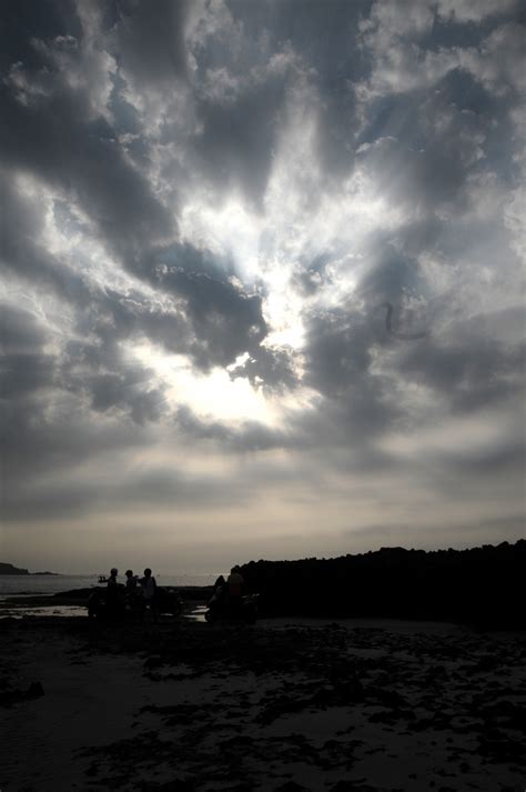 Kostenlose Foto Strand Wolke Landschaft Himmel Wei Schwarz