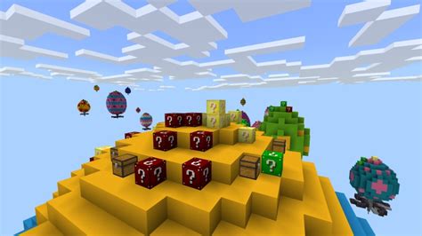 Lucky Blocks Eggs Skyblock By Fall Studios Minecraft Marketplace Map