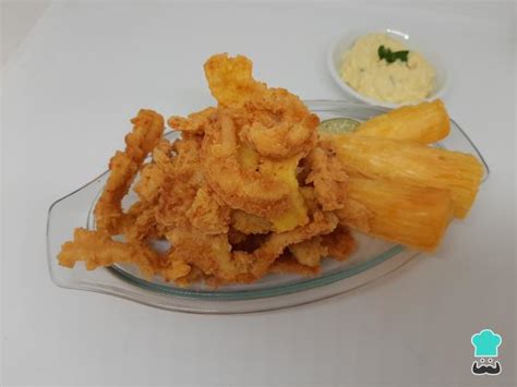 Chicharrón de pota - Receta PERUANA
