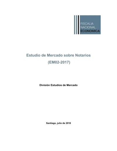 La Demanda De Servicios Notariales Estudio De Mercado Sobre Notarios