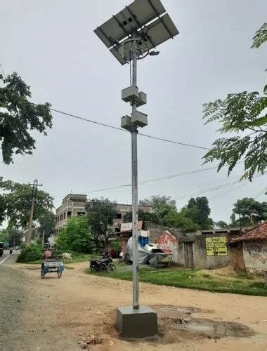 Watt Solar High Mast Light At Rs Off Grid Solar Power Plant