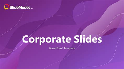 Corporate Powerpoint Heading Cover Slide Slidemodel