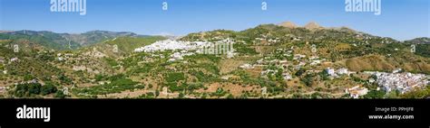 Panorama Des Maisons De Village Blanc Archez Canillas De Albaida