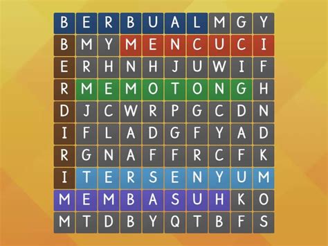 Aktiviti Keluarga Wordsearch