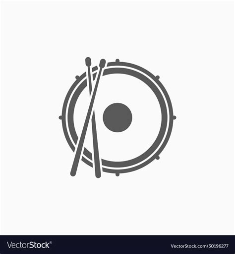 Snare Drum Icon Royalty Free Vector Image VectorStock