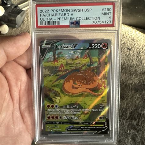 Mavin Charizard V SWSH260 PSA 9 Ultra Premium Collection Promo