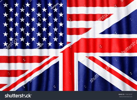 Usa And Uk Flag Stock Photo 116610157 Shutterstock