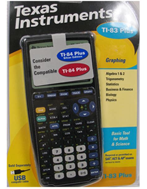 TI 83 Plus Graphing Calculator Texas Instruments 83 Plus Graphing