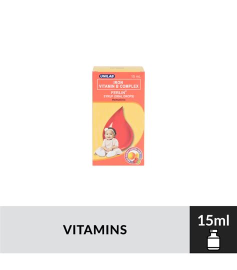 Ferlin Iron Vitbcomoraldrops15ml Bottle