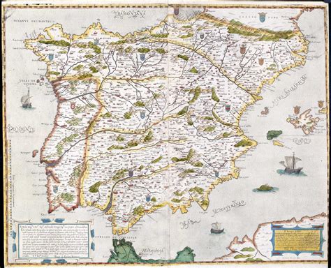 Mapa Antiguo De España