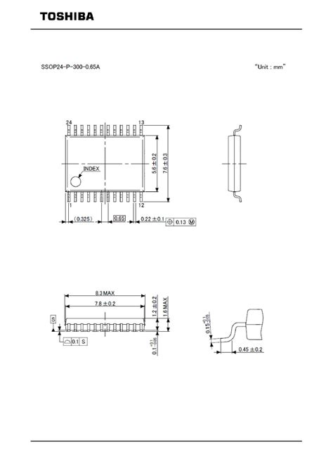 Tb6612fng Datasheet811 Pages Toshiba Driver Ic For Dual Dc Motor