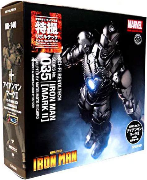 Marvel Iron Man Sci Fi Revoltech Iron Man Super Poseable Action Figure