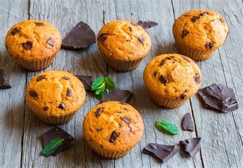 Muffins aux pépites de chocolat ces petits gateaux ont toujours du succés