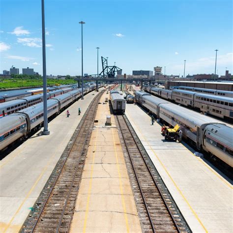 Amtrak Trains at the Station in Chicago - Travel Off Path