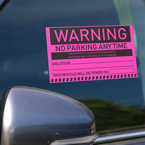 Mess Parking Violation Stickers Hard To Remove 50 Parking Tickets