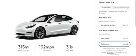 2021 Tesla Model 3 Gets Up To 353 Miles Max Range Performance Hike