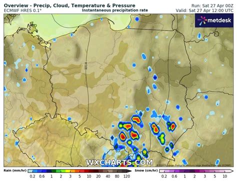 Burze pojawią się w sobotę nad Polską Wiemy gdzie niebo mogą przeciąć