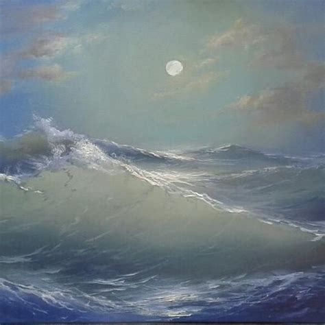 Oil painting, seascape, Realistic Painting, wall art, Painting as a ...