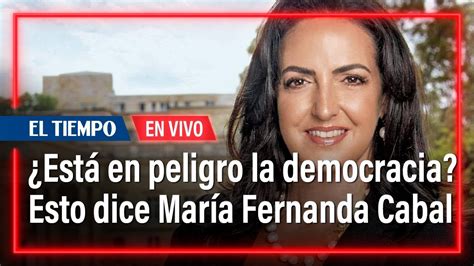 Por Qu Est En Peligro La Democracia Seg N La Senadora Mar A Fernanda