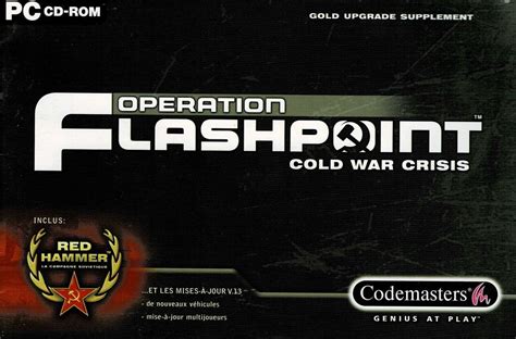 Operation Flashpoint Gold Upgrade Windows Box Cover Art Mobygames