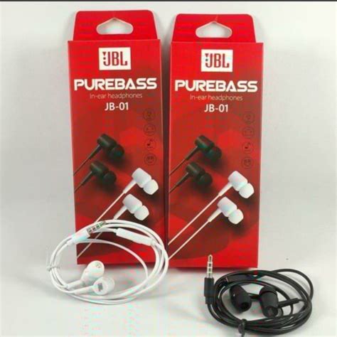 Jual Handsfree Headset Earphone Pure Bass Ubl Jb Full Bass Kualitas