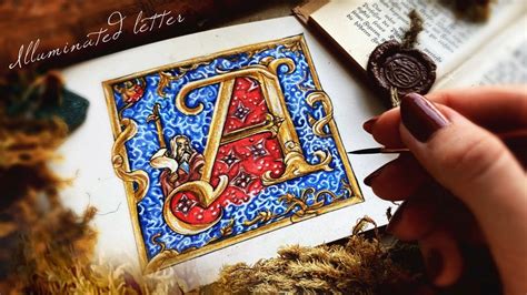 Medieval Illuminated Alphabet